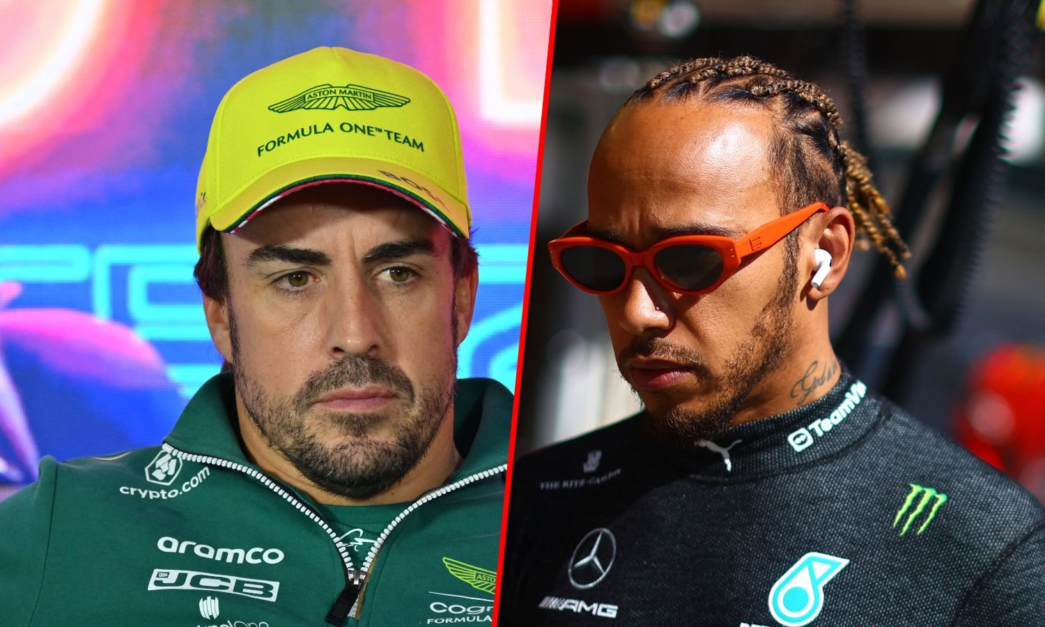 Fernando Alonso y Lewis Hamilton en la temporada 2023 de Fórmula 1.