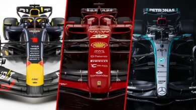 Los monoplazas de Red Bull, Ferrari y Mercedes para la temporada 2024 de F1
